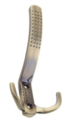 Крючок 04.40.33 перф. 3-х рожковый (бронза)