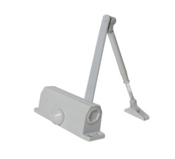 Доводчик дверной (TD-120) с фиксацией 90° белый