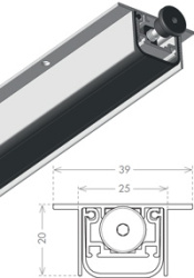 Автоматический порог ASACAL 430мм (-135мм) для противопожарной двери