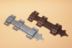 Засов накладной ДЕЛГА (медь) фигур (25)