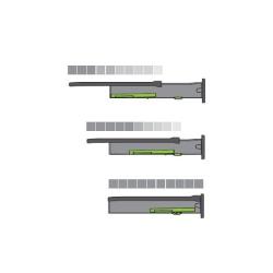 Доводчик Zeta для роликовых направляющих