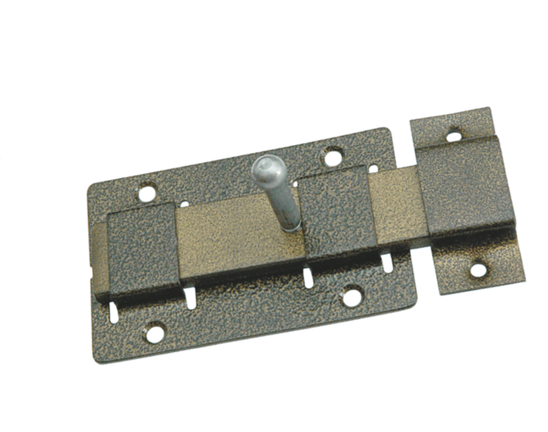 Задвижка дверная ЗД-04 пол.бронза  МТ