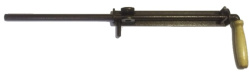 №15 Засов универсальный с дер.ручкой Антик медь-400