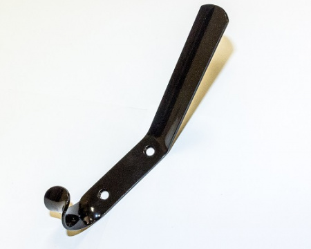 Крючок двойной П Черный*100