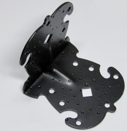 Уголок крепежный фигурный УКФ 105-105-100-У черн.мат.