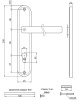 Ручки на планке Apecs HP-85.0926-AL-GM/G