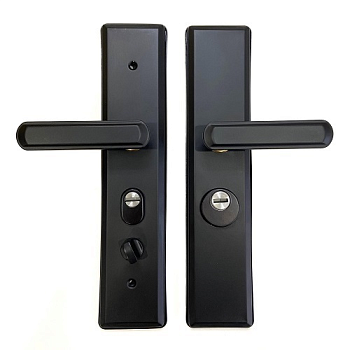 Ручка на китайскую дверь 002А-5 черный (Универсальная) Boadean