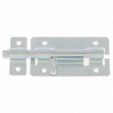 Задвижка дверная ЗД-09 пол.серебро  МТ