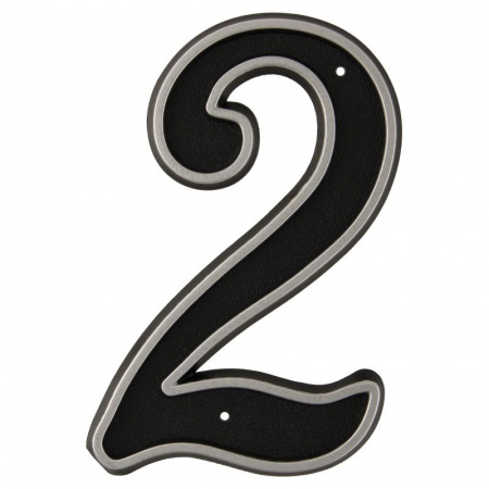 Цифра Боль пластик 2 Черн. МФ