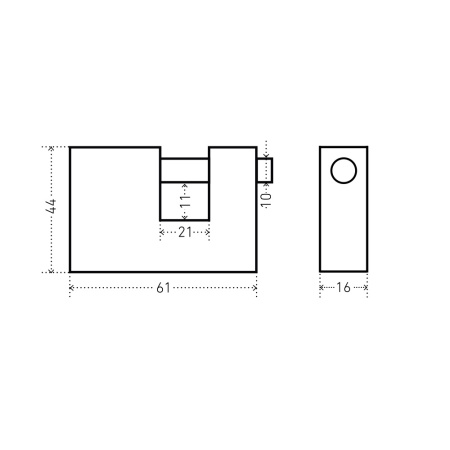 АЛЛЮР  ВС1Ч-760 d10мм Замок навесной (72,6)