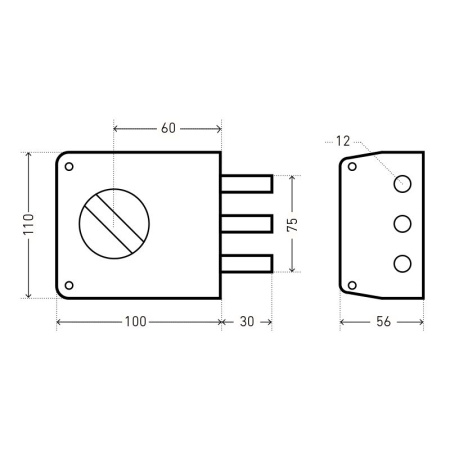 АЛЛЮР ЗН1-2-3 (+) (Ф ПЛЮС) Замок накладной НОВИНКА (20)