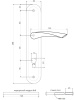 Ручки на планке Apecs HP-85.0423-CR