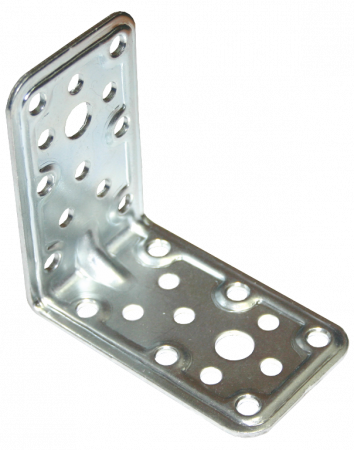 Уголок крепежный усиленный  82*82*50*2,0 Ц МТ