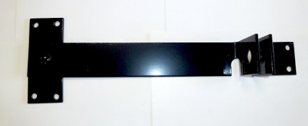 №3 Щеколда дверная Черный глянец - 250