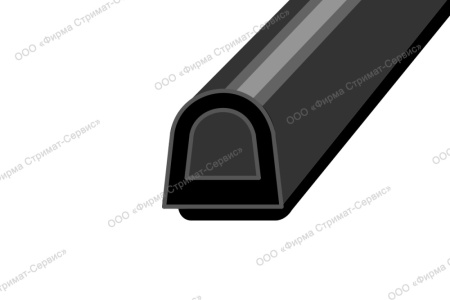 Уплотнитель SD-1010 D (черный) 10*10мм (180м)