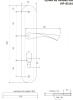 Ручки на планке Avers HP-85.0423-AB (бронза)