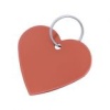 АЛЛЮР Брелок для гравировки (сердечко красное) 