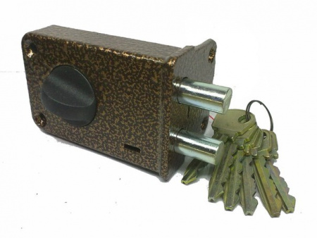 Замок накладной АРИКО 2х ригель