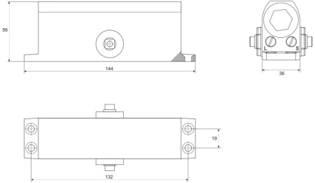 Доводчик дверной Apecs DC-20.2/0850/045-A1-BR коричневый
