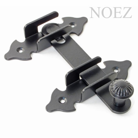 Щеколда малая НОЭЗ ЩМ-120--SL чернный матовый 