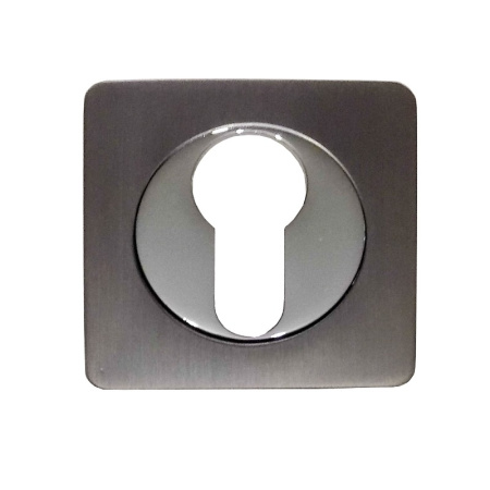 Накладка на цилиндр TRODOS ET02-AL GF/CP (графит/хром)