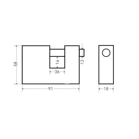АЛЛЮР  ВС1Ч-780 d12мм Замок навесной (36,6)