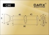 ЦМ СW90 (45/45) мм DAMX PB (Полированная латунь)